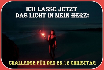 Challenge für den Christtag, Mittwoch 25.12.2024 - Ich lade dich ein, einen Beitrag zu leisten!